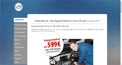 Desktop Screenshot of lpgpower.de