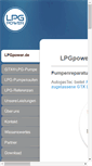 Mobile Screenshot of lpgpower.de